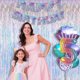 thumbnail image 2 of Cortina de flecos iridiscentes para fiestas, 2 of 3