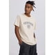 thumbnail image 2 of Polera Hombre College Print Cent Beige, 2 of 4