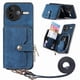 thumbnail image 1 of Funda Tipo Cartera con Correa Cruzada para Xiaomi Poco F7 Pro Protección Contra Golpes Azul, 1 of 4