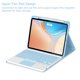 thumbnail image 4 of Funda con teclado Bluetooth y touchpad Eisuiyi para iPad 10.9/11" color azul cielo, 4 of 7