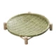 thumbnail image 1 of Bandeja De Cesta Tejida De Bambú, Bandeja De Almacenamiento Redonda Para Verduras, Mueble De Desayuno, 30 Cm, Verde, 1 of 5