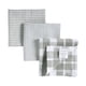 thumbnail image 2 of Toalla de Cocina LANE LINEN 30 × 30 cm Pack de 6 Gris Algodón, 2 of 3