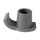 thumbnail image 4 of Ski Glides Pies Puntas de goma Cap Durable para tubos de 1 1/8 pulgadas Herramienta Coaster Cap Gliders Ski Trail Pies Cubierta para accesorios Gris, 4 of 5