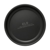 Ioensy - Plato De Camping De Acero Inoxidable, Ligero, Para Senderismo, Viajes, Playa, Color Negro