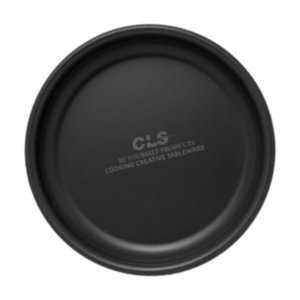 Ioensy - Plato De Camping De Acero Inoxidable, Ligero, Para Senderismo, Viajes, Playa, Color Negro