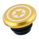 thumbnail image 4 of 1 pieza Aleación Bicicleta Bicicleta Manillar Extremo Tapones Bar End Cap Golden B, 4 of 5