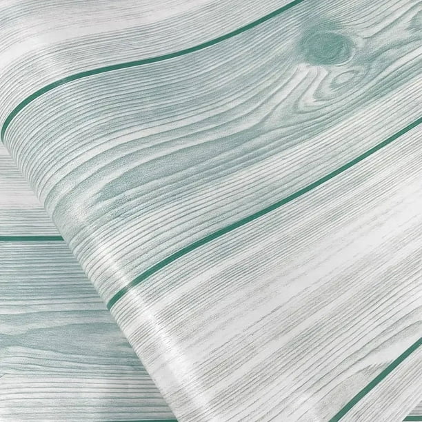 1 Roll Self Adhesive Wallpaper, 17.71 * 394 In, Waterproof Wood Grain Wallpaper, Vinyl Film Peel And Stick Removable Decorative Sticker For Furniture Wall Door