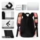 thumbnail image 5 of Mundo Extraño-theme Backpack, Campus style schoolbag Bookbag with Adjustable Shoulder Straps And Large Zip Compartment, Unisex Travel Bags.42x30x15cm, 5 of 6
