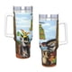thumbnail image 4 of ¡Viva el Rey Julien! Vaso aislado de acero inoxidable con asa, diseño temático, regalo para familia, amigos y fans; incluye pajita y encaja en el portavasos estándar, 40 oz, 4 of 6
