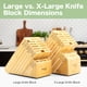 thumbnail image 5 of Bloque de bambú para cuchillos Shenzhen Knives de 20 ranuras 20x13x28 cm, 5 of 7