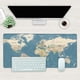 thumbnail image 2 of Tapete para escritorio KOAIWPAE 90 x 40 cm, mapa mundial vintage grande, 2 of 7