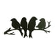 thumbnail image 5 of Pájaros en rama decoración de pared de Metal, adornos escultura de pájaro colgante figura de Animal estético para aniversario dormitorio Patio jardín, 5 of 5