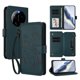 thumbnail image 1 of Funda Cartera Mariposa para [Xiaomi 17 Ultra] con Soporte y Cremallera Verde oscuro, 1 of 6