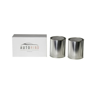 Genérico - Bote De Pintura Autorind De Metal Tamaño Cuarto De Galón (32 Oz), Paquete De 2 Con Tapas