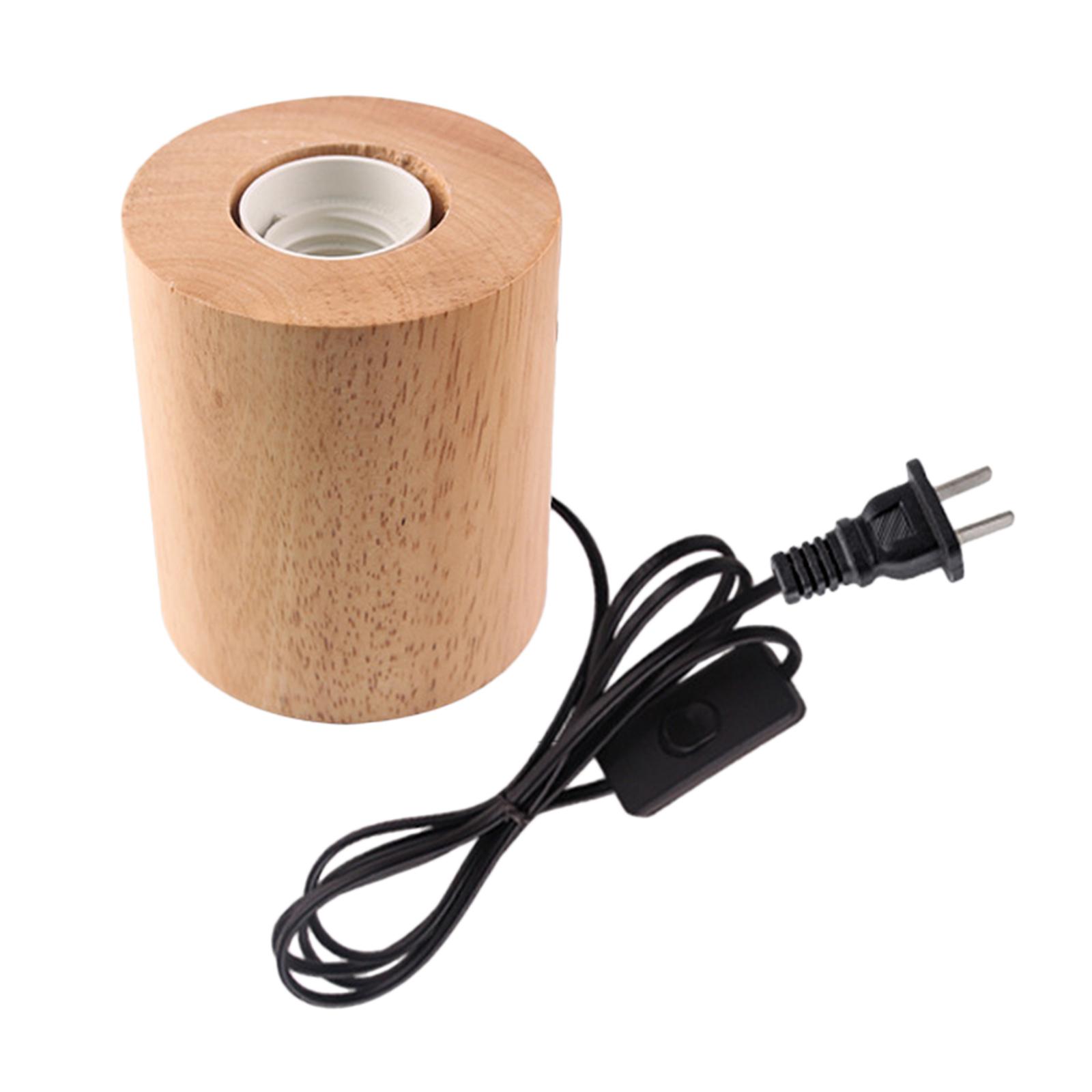 Magideal - E27 Lámpara De Escritorio Con Base De Interruptor De Encendido / Apagado De Lámpara De Noche Para Habitación De Niños Iluminación Decorativa Para 8.5X10Cm