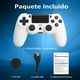 thumbnail image 3 of Mando inalámbrico compatible con PS4/Slim/Pro y PC, joystick para juegos remotos, blanco, 3 of 3