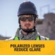 thumbnail image 3 of Gafas de seguridad DEWALT DPG109 polarizadas con protección UV antideslizante, 3 of 6