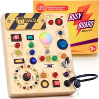 Busy Board Richboy Para Niños De 1 A 3 Años Con Juguetes Sensoriales Con Luz Led