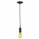 thumbnail image 1 of Lámpara colgante GLOBE Electric 64906, negro mate, E26, 1 of 9