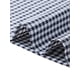 thumbnail image 5 of INSPIRE CHIC Vestido de Mujer a Cuadros Escote en V Manga Corta Vestido Midi XS Negro Azul, 5 of 6