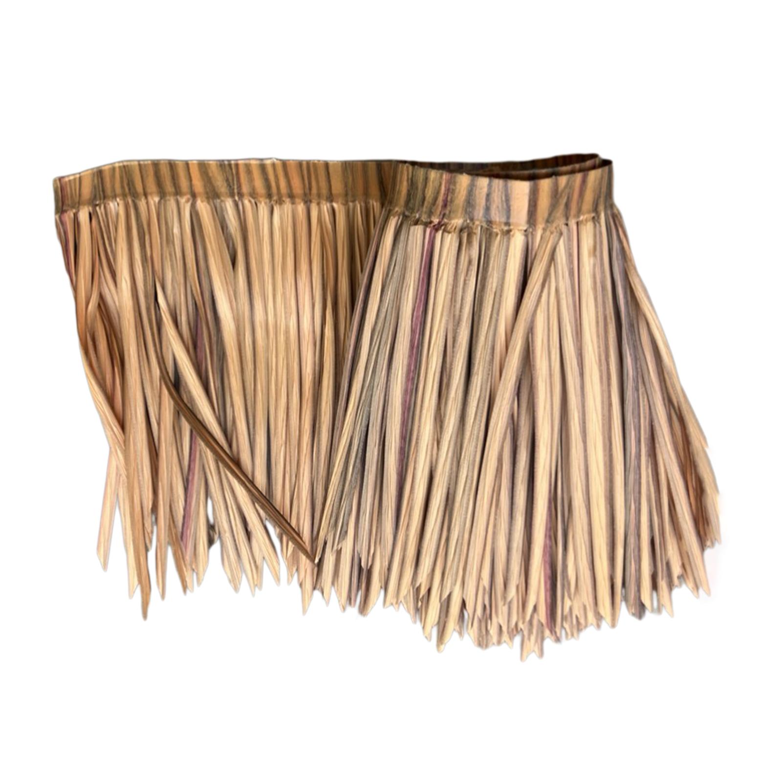 Magideal - Techo De Paja Material De Pe Resistente, Montaje Conveniente, Decoración De Techos De Paja Sintética Para Decoración De Jardín, Patio, Interior Y Exte Estilo A