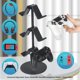 thumbnail image 4 of Soporte de 3 Niveles para Controladores KELJUN con Portauriculares - Negro, 4 of 6