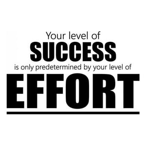 Rienda Libre Graphics - Decomural Success And Effort Sports Ws-42989