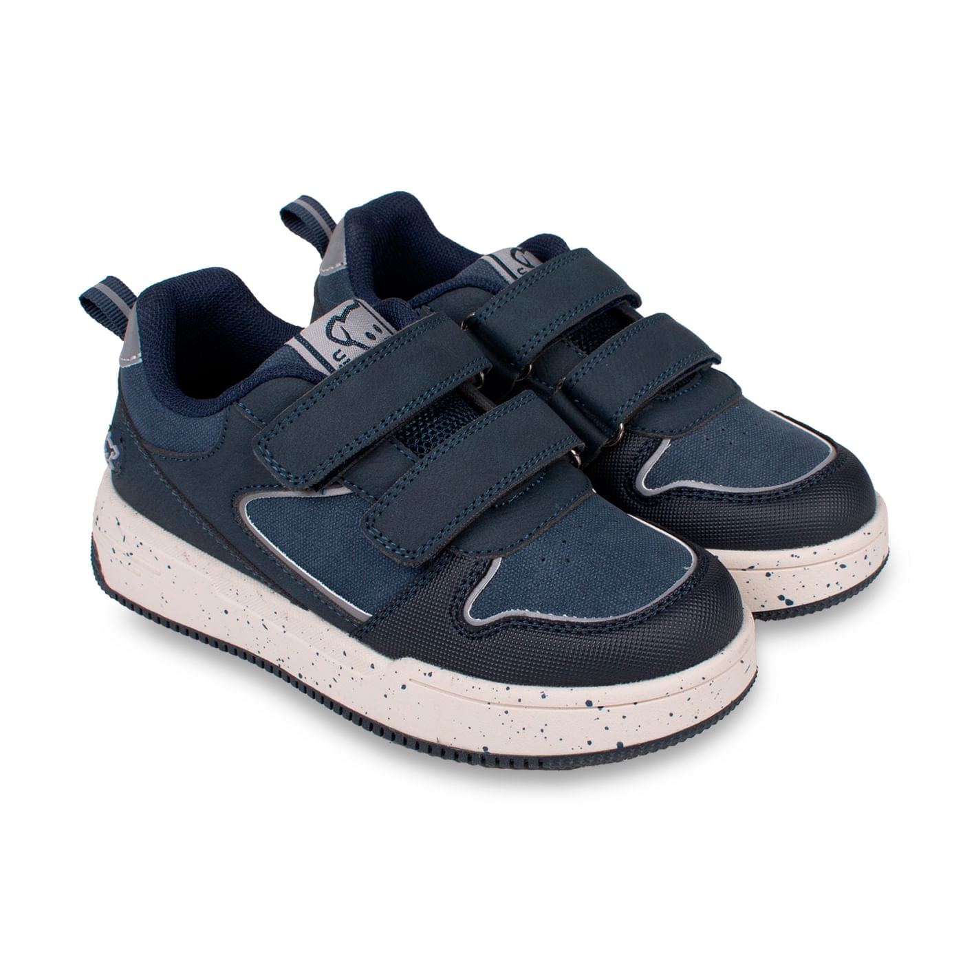 Pillin - Zapatilla Niño Urbana Skate Con Velcro Azul