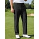 thumbnail image 4 of INSPIRE CHIC Pantalones de Vestir de Golf de Trabajo Ajustados para Hombre, Ligeros y Elásticos, M Negro, 4 of 5