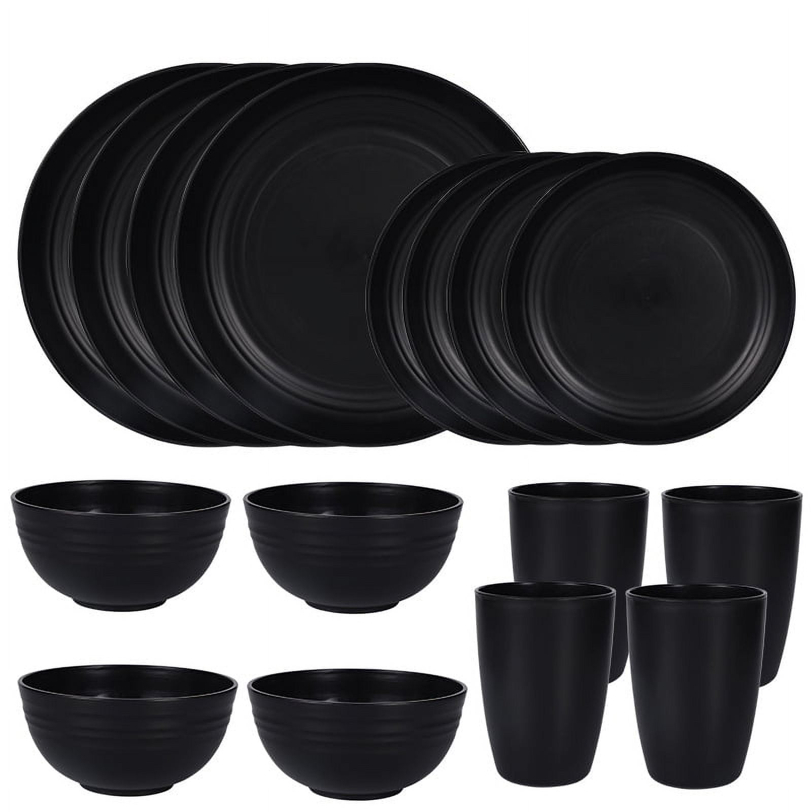 Crusec - Juego Vajilla De 16 Piezas Plastico