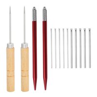 Magideal - Herramientas De Enraizamiento De Cabellero De Muñeca, 10 Agujas, 2 Soportes, 2 Punzones, Kit De Fabricación De De Enraizamiento De Cabellero De Muñeca, - 5X0.6Mm5X0.8Mmaguja