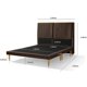 thumbnail image 2 of Cama Astro 2 Plaza Madera Chocolate Base Dividida, 2 of 3