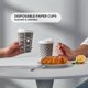 thumbnail image 5 of Vasos de café desechables JOLLY PARTY 350 ml con tapas, 100 juegos, 5 of 7
