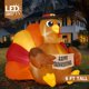 thumbnail image 2 of Pavo hinchable Joiedomi de 183 cm con LED para decoración de patio, 2 of 8