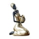 thumbnail image 5 of Estatuilla De Mujer Negra, Escultura De Mesa, Artesanía Hecha A Mano Para Estantería De Escritorio, 16,5x8x9,5 Cm, 5 of 5