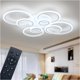 thumbnail image 1 of Lámpara de techo Shine LUEST de 8 aros regulable con control remoto 110 V, 1 of 9