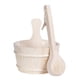 thumbnail image 4 of Kit De Cubo Y Cucharón De Madera Para Sauna De 4L Con Revestimiento Para Ba?o, Sala De Vapor, SPA, 4 of 5