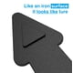 thumbnail image 4 of Kit de herrajes decorativos magnéticos para puerta de garaje ZEKOO, negro, 4 of 9