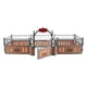 thumbnail image 1 of Establo De Caballos, Modelo, Corral De Caballos, Accesorios De Esgrima Para Decoración De Diseño, Marrón, 1 of 5