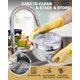 thumbnail image 4 of Stockpot Cook N Home de acero inoxidable de 16 cuartos de galón con tapa, 4 of 7