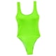 thumbnail image 3 of Traje De Ba?o Con Almohadillas En El Pecho Ropa De Playa Tanga Trajes De Ba?o Mujer M Fluorescente Verdoso, 3 of 5