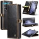 thumbnail image 1 of 1pc Phone Case With Luxury Retro Flip Artificial Leather Case For Samsung Galaxy Z Fold 5 5G Fold5 Wallet With Card Holder Shockproof Cover, 1 of 3