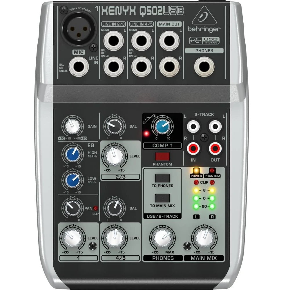 Mezclador Con Interfaz Behringer Xenyx Q502usb