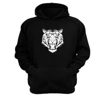 Genérico - Polerón Canguro Tigre Negro Talla Xl Unisex