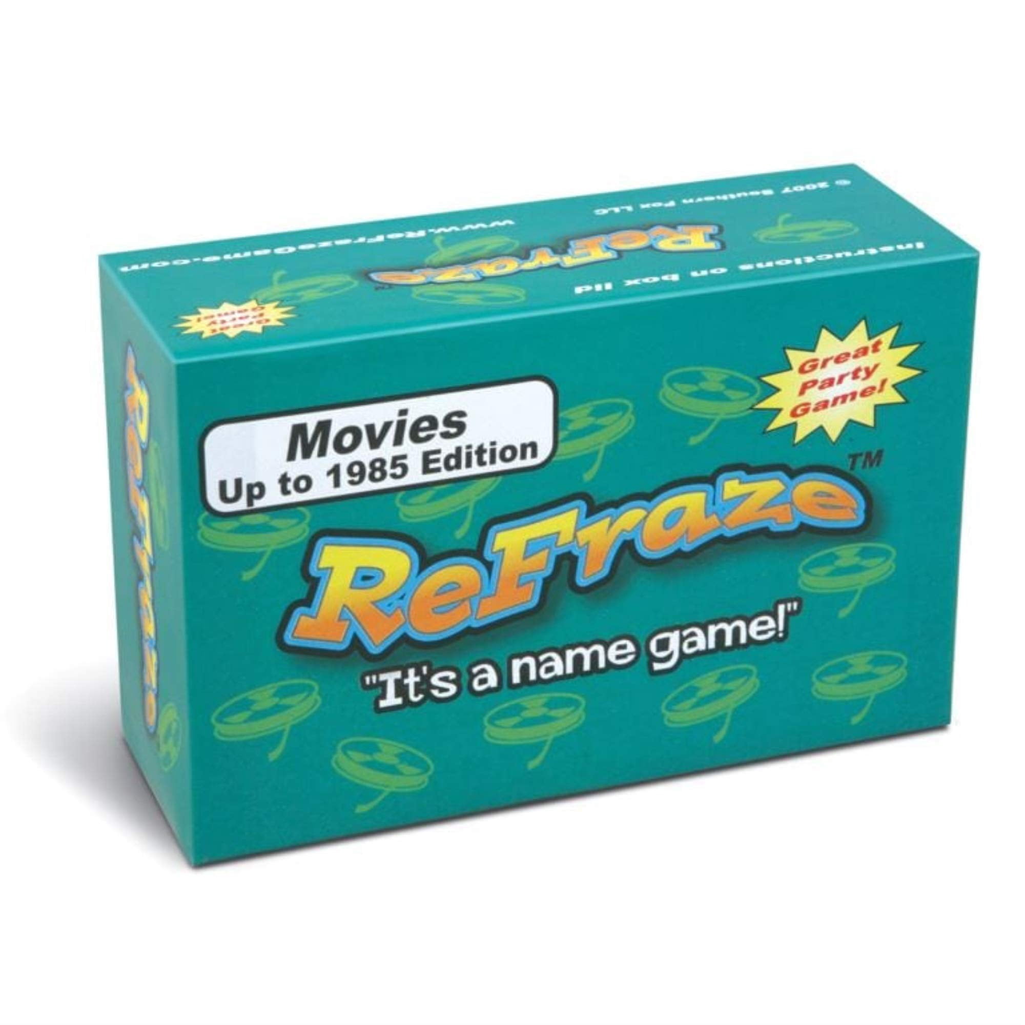 Juego De Mesa Talicor Re-fraze Edición Películas Hasta 1985
