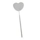 thumbnail image 3 of Espejo De Pestañas En Forma De Corazón Mango De Acero Inoxidable Desmontable Para Accesorios Argent, 3 of 5