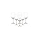 thumbnail image 1 of Set 6 Copas Nadir Barone Vidrio 490ml Para Vino Y Agua Transparente, 1 of 1