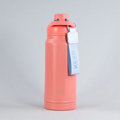 Botella Insulada Strap 650Ml Flask Keep Coral