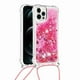 thumbnail image 2 of Funda FOXDOCK para iPhone 12 Pro Max con Cuerda Ajustable, Brillo Líquido, Protección Antigolpes y Lente – Ideal para Regalo, 2 of 6