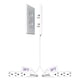 thumbnail image 1 of Outlet Concealer Sleek Socket Original, ultrafino, con kit de cable, 1 of 5